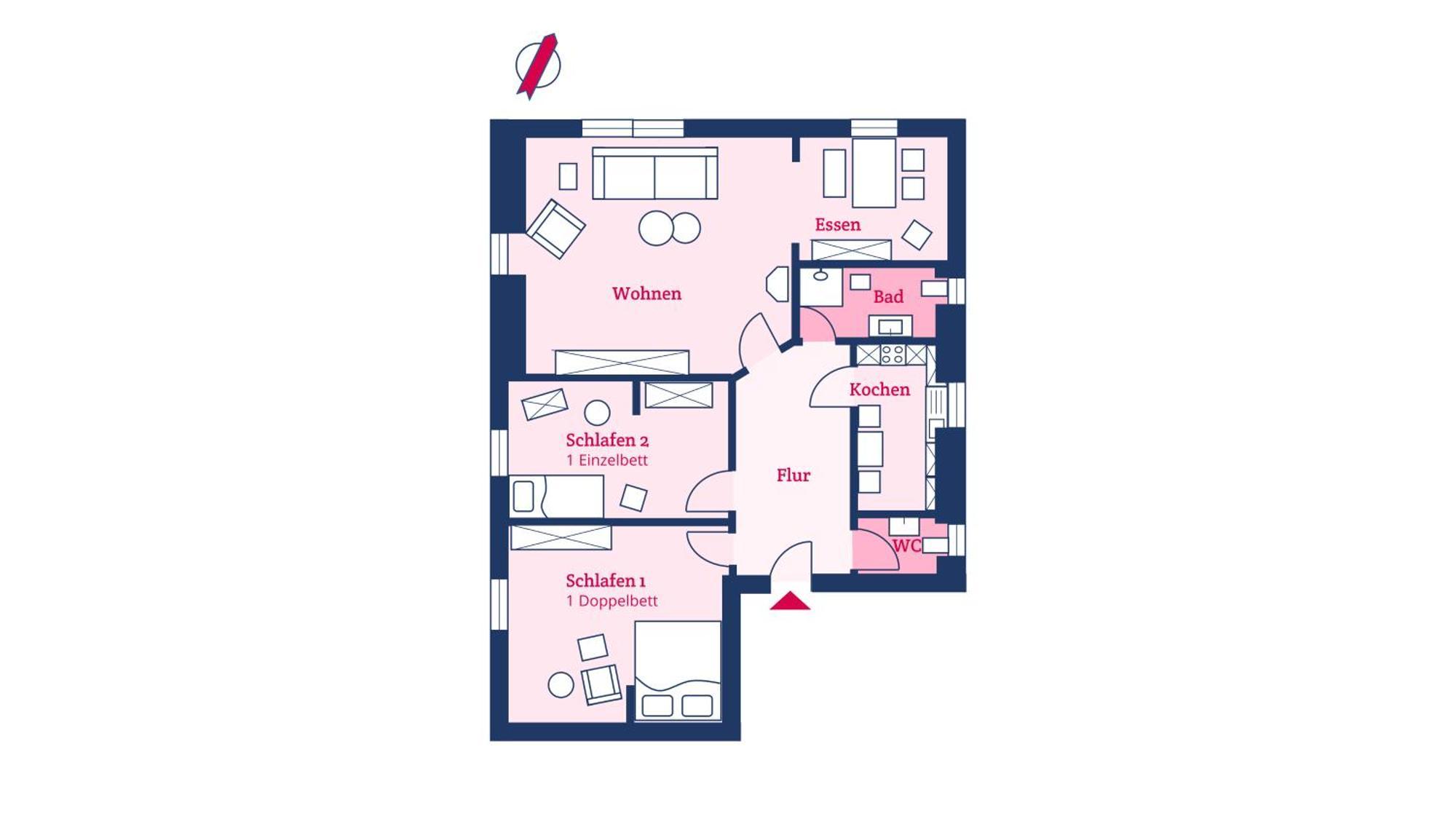 Haus Otto Wohnung 5 비크아프포르 외부 사진